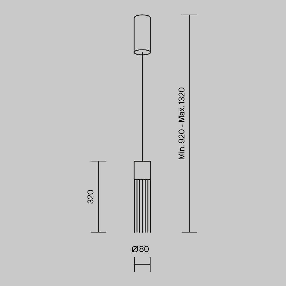 Rippvalgusti MOD190PL-L5G3K