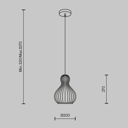 Pendlilamp MOD192PL-01W