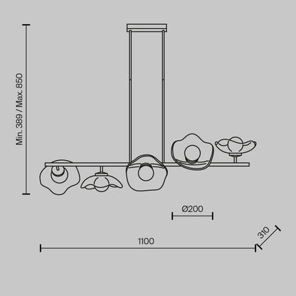 Ripatslamp MOD207PL-05BS