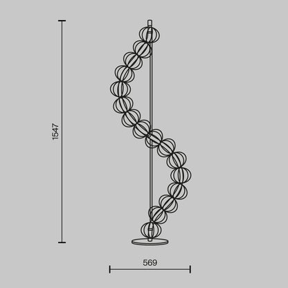 Floor lamp MOD216FL-L38G3K
