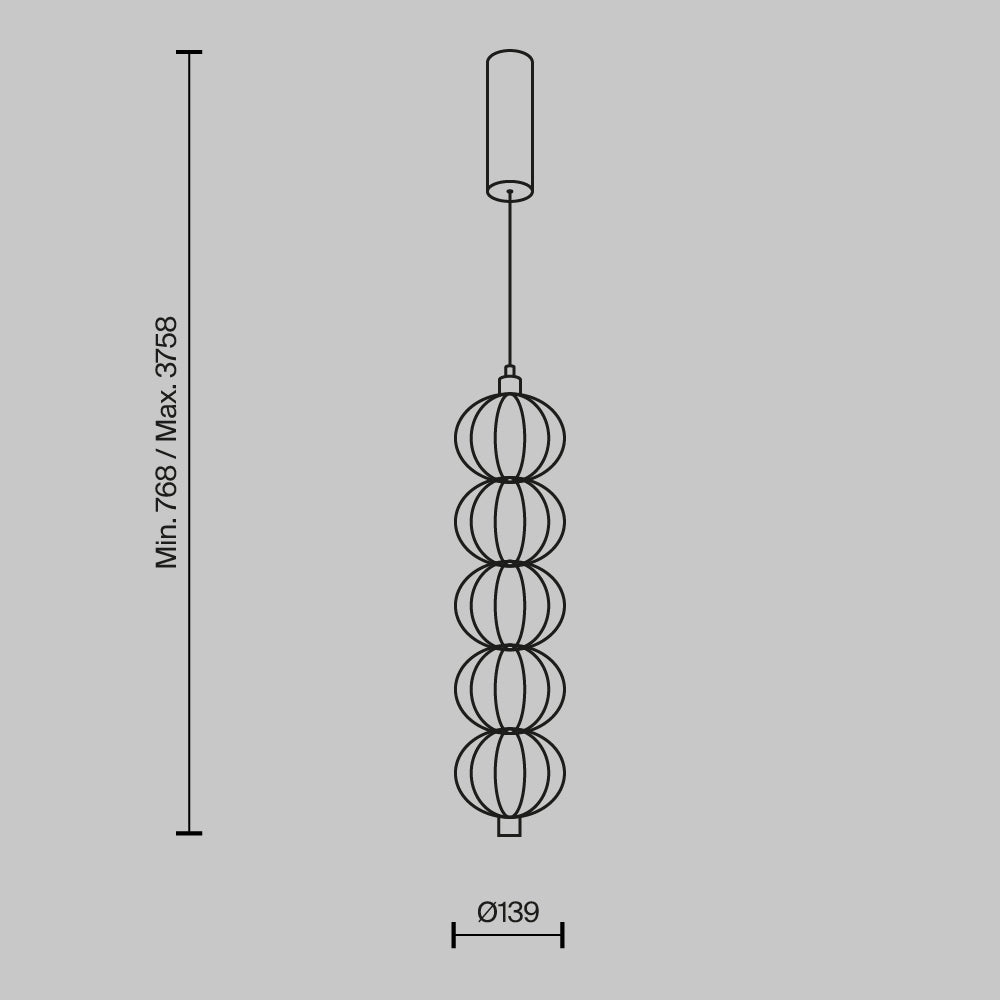 Rippvalgusti MOD216PL-L10G3K