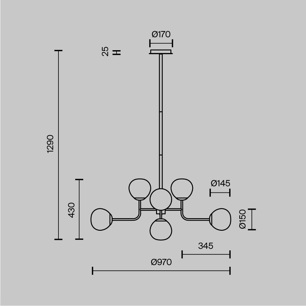 Ripatslamp MOD221-PL-08-N