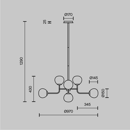 Ripatslamp MOD221-PL-08-N