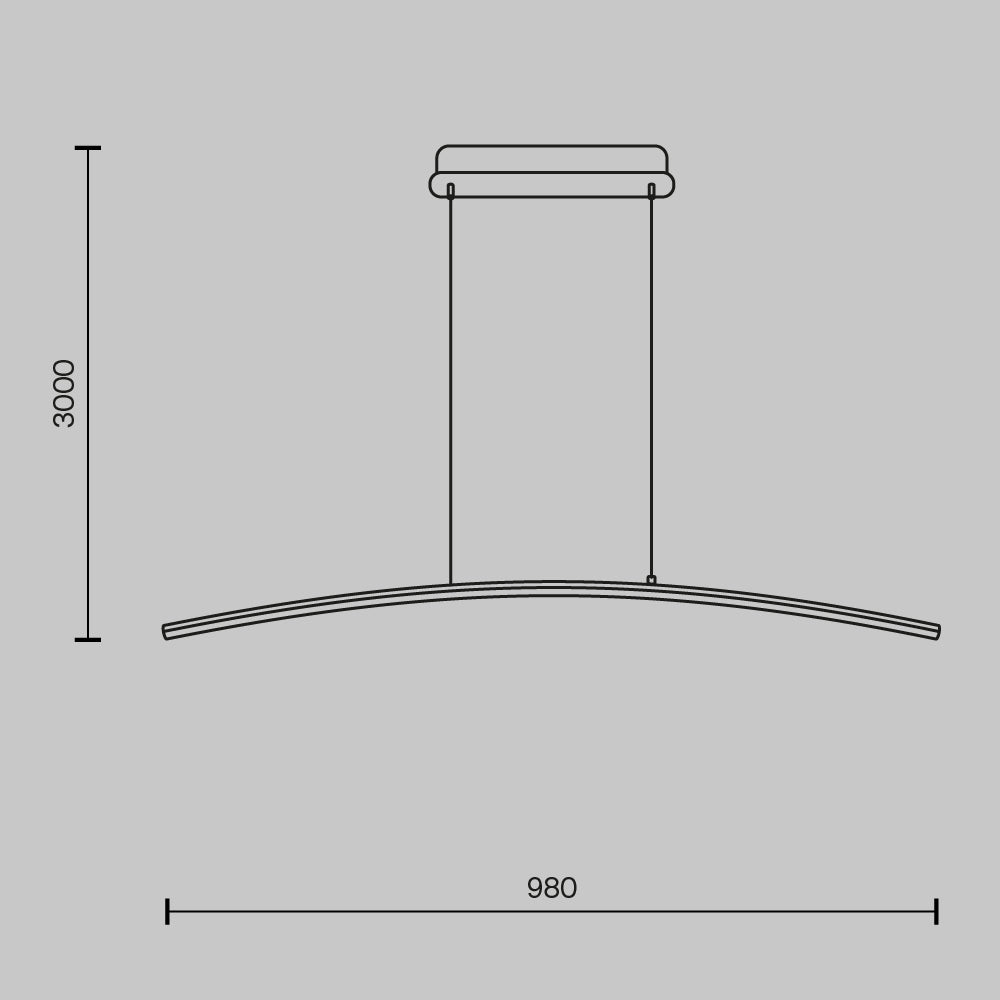 Rippvalgusti MOD243PL-L18BK