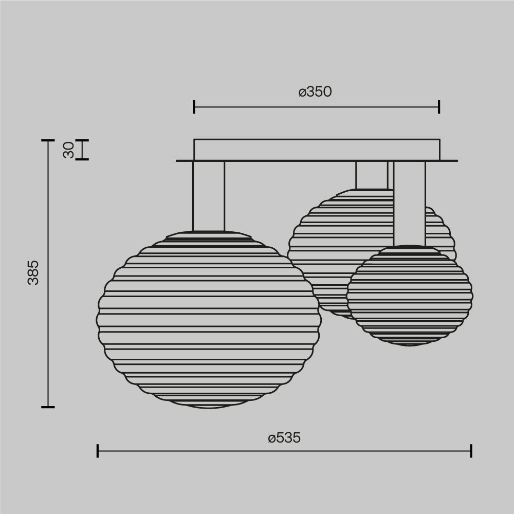 Laevalgusti MOD268CL-03G