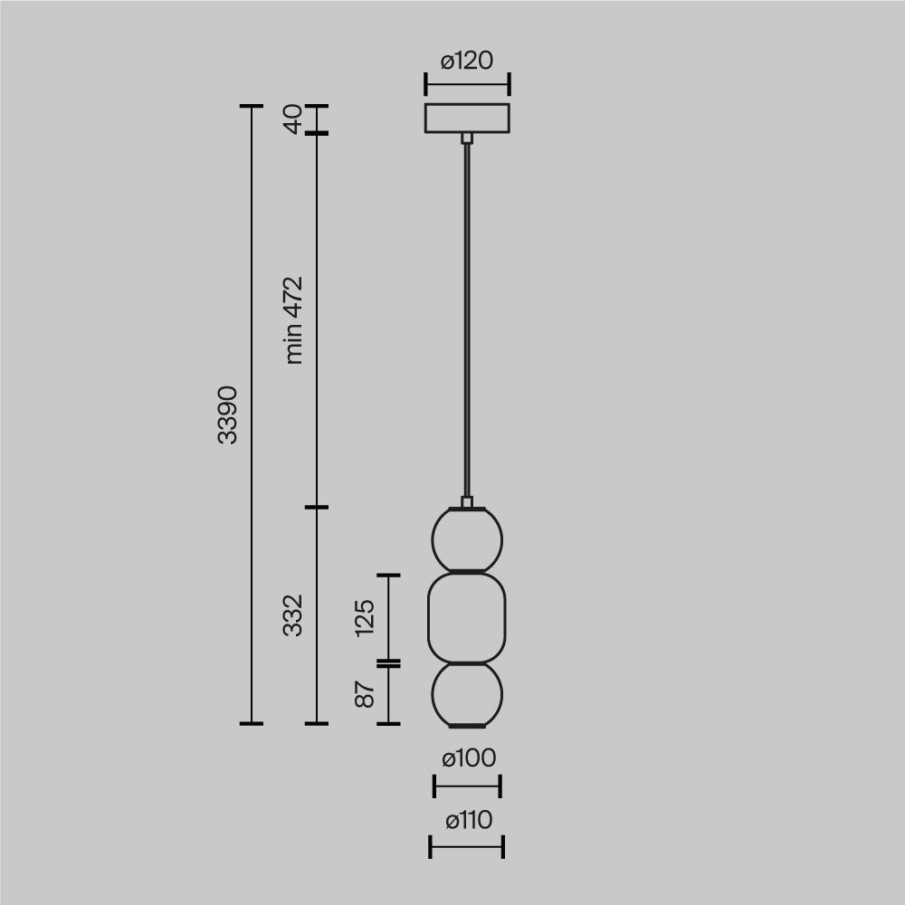 Rippvalgusti MOD273PL-L16CH3K