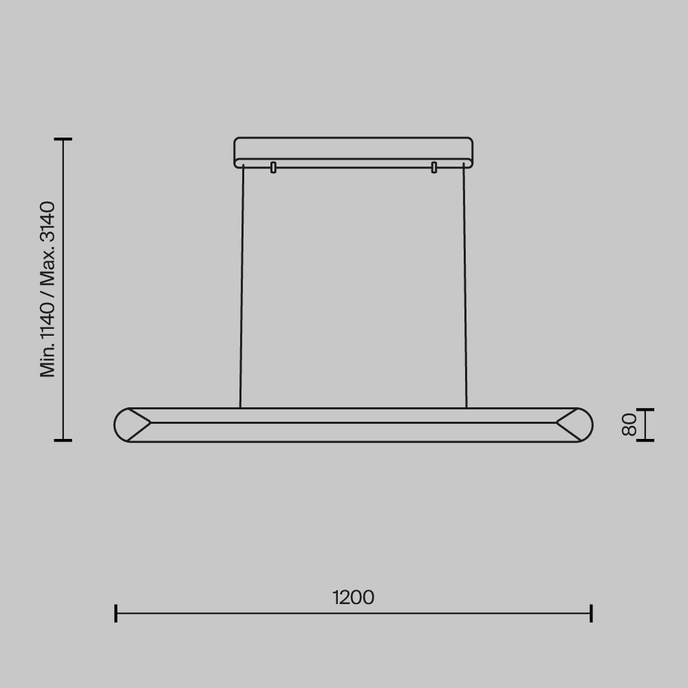 Rippvalgusti MOD276PL-L40W3K