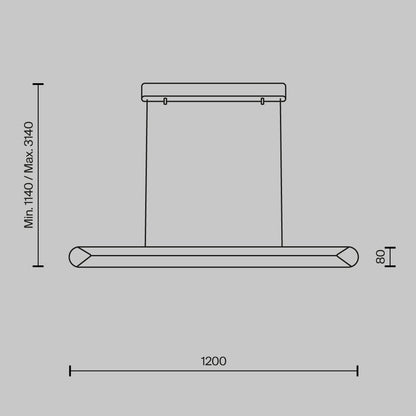 Rippvalgusti MOD276PL-L40W3K