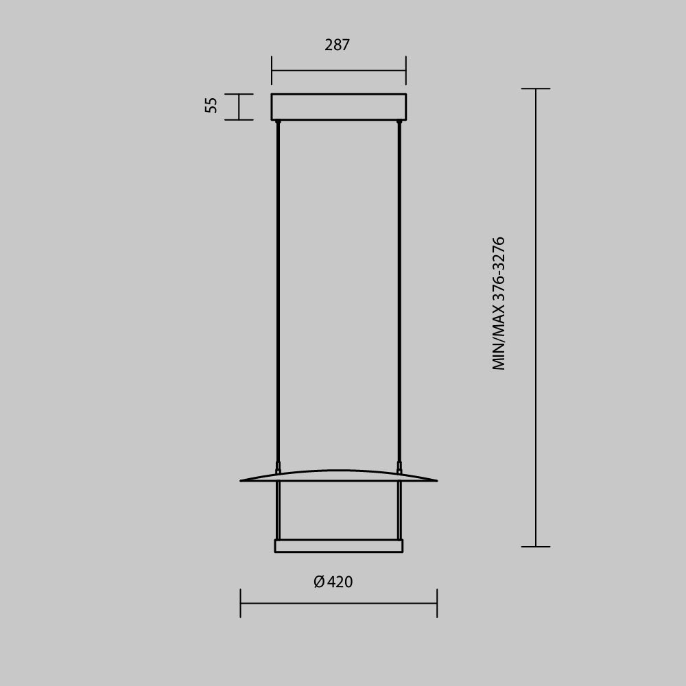 Rippvalgusti MOD280PL-L23B3K1