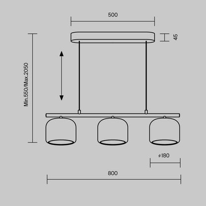 Rippvalgusti MOD286PL-L12W3K