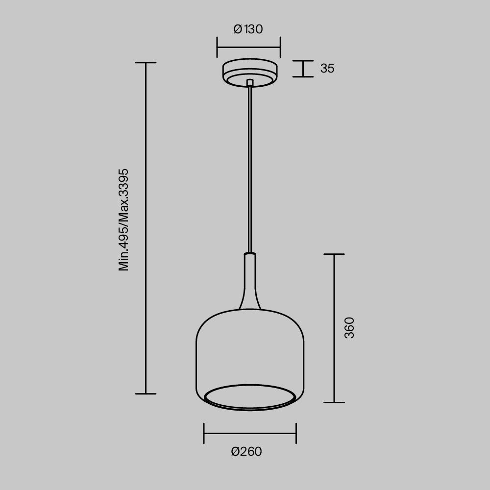 Rippvalgusti MOD286PL-L18W3K