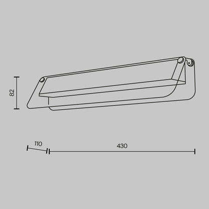 Wall lamp MOD296WL-L10BC3K