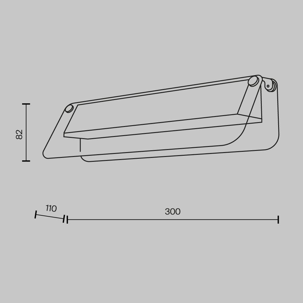 Wall lamp MOD296WL-L6BC3K