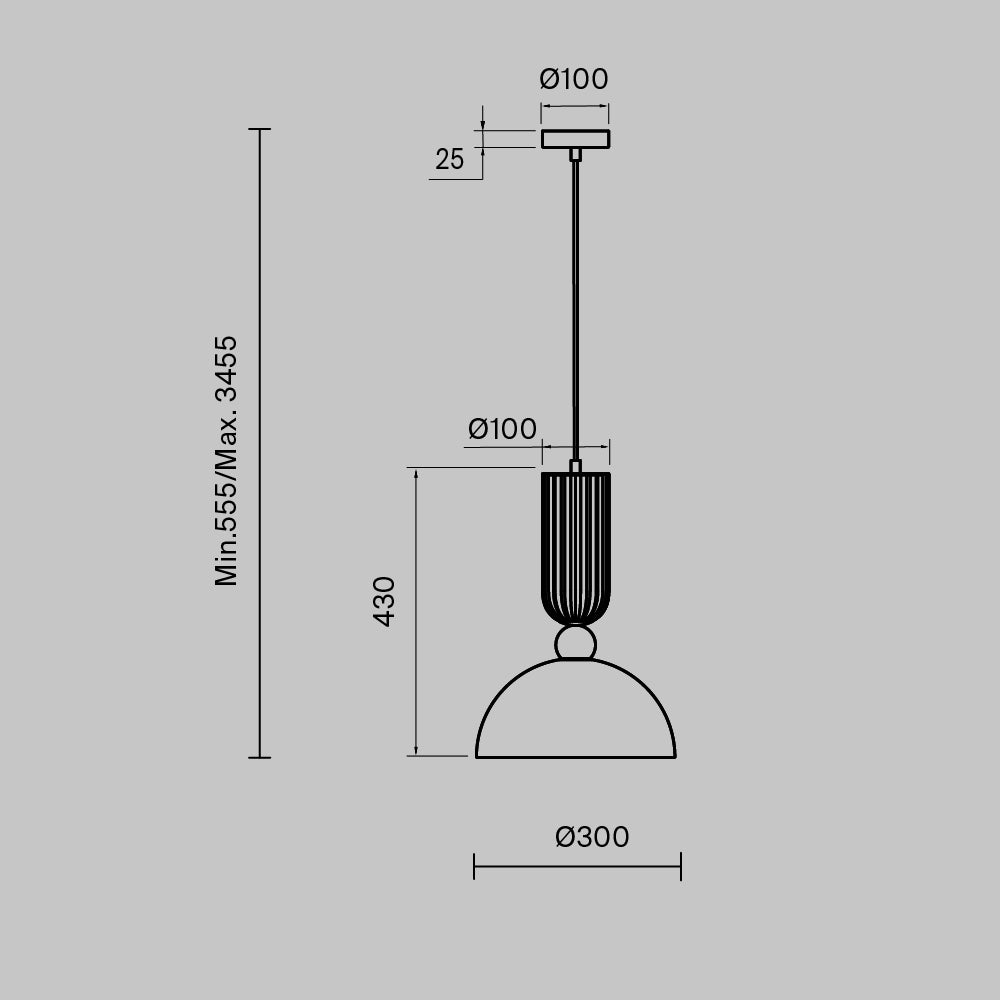 Rippvalgusti MOD302PL-01CG1