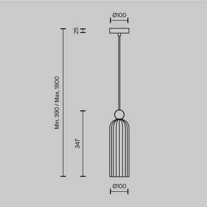 Pendlilamp MOD302PL-01CG