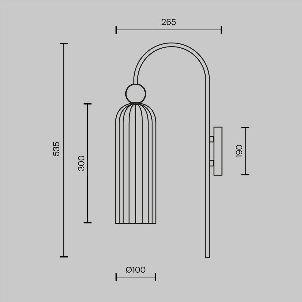 Wall Lamp MOD302WL-01CG