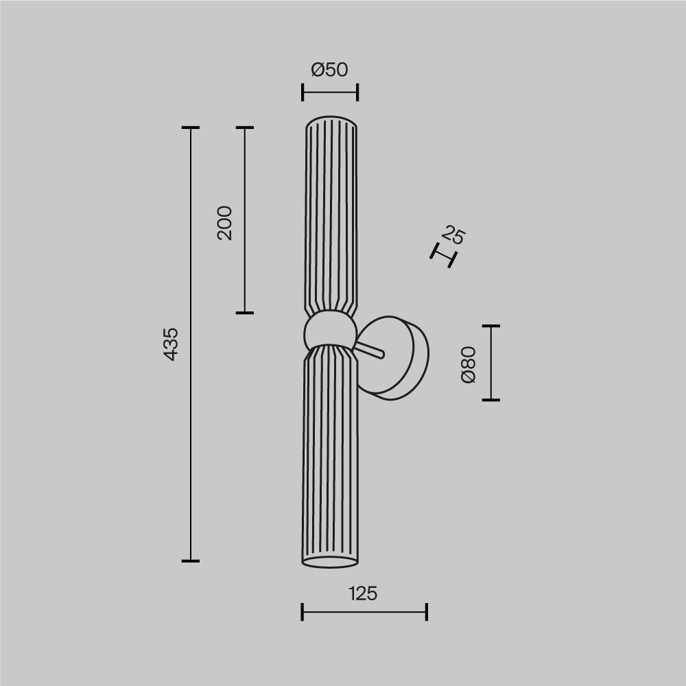Wall lamp MOD302WL-02W1