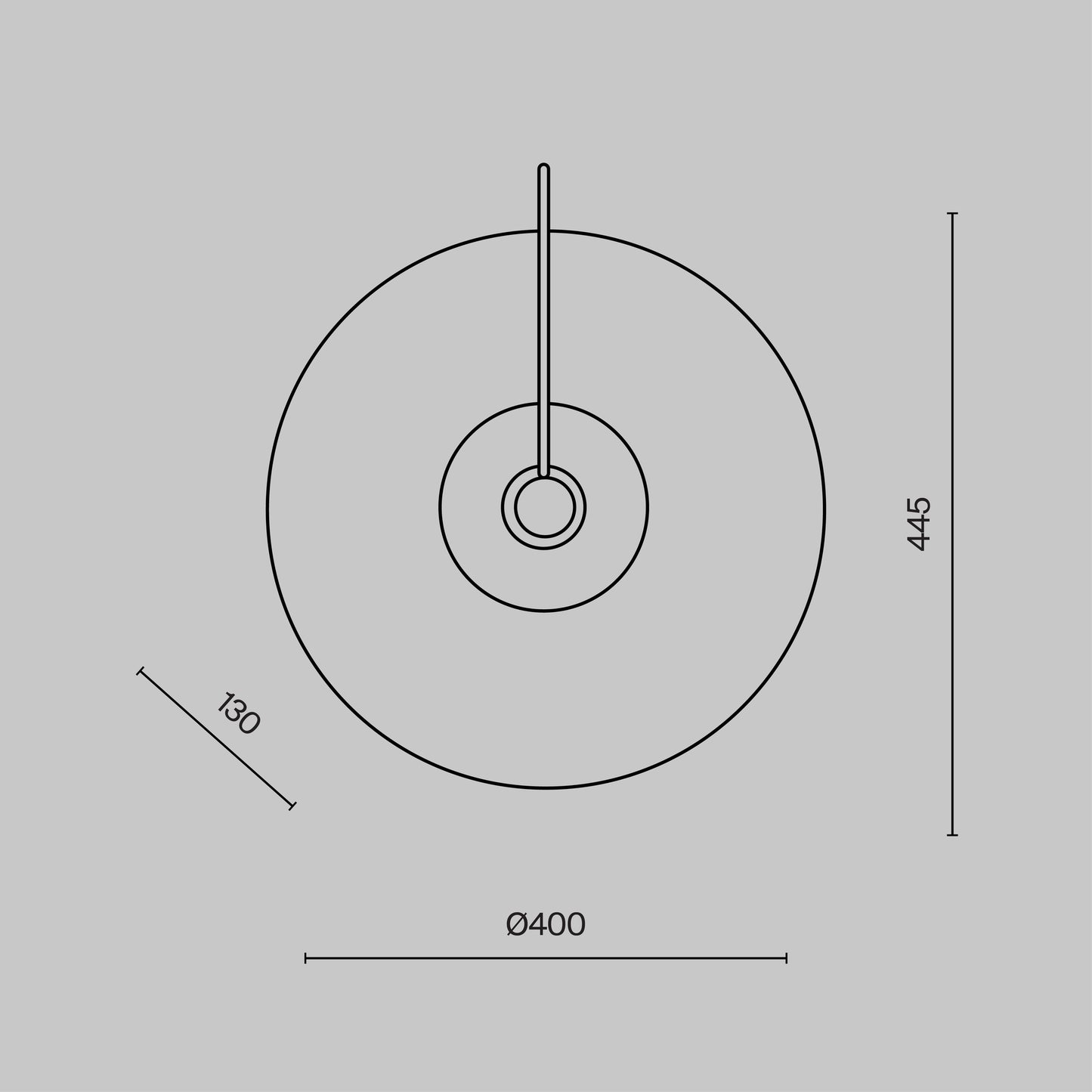 Seinavalgusti MOD305WL-01CH