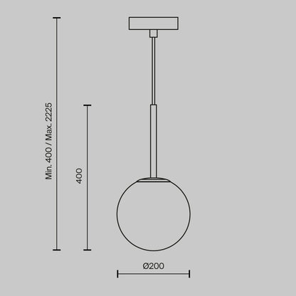 Ripatsvalgusti MOD321PL-01B1