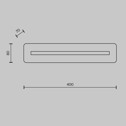 Wall lamp MOD366WL-L9BS3K
