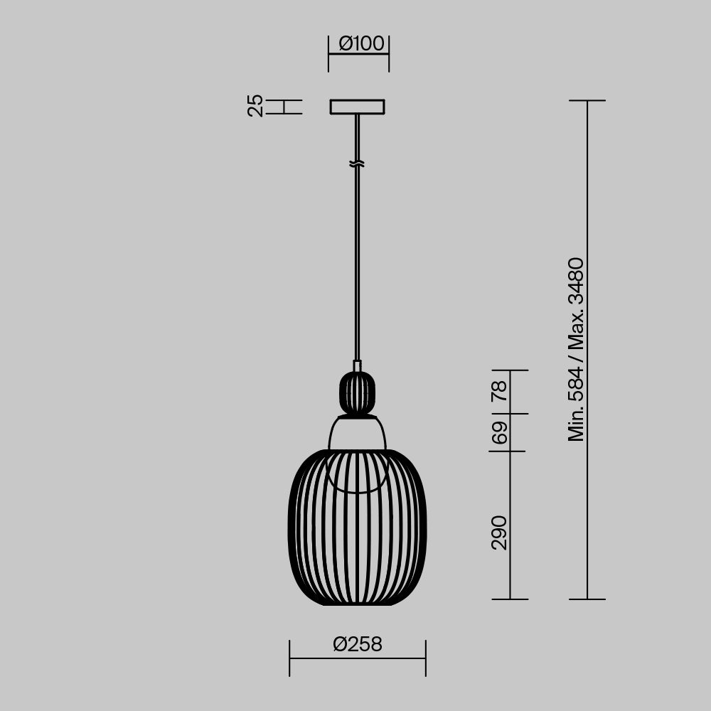 Rippvalgusti MOD376PL-01G1