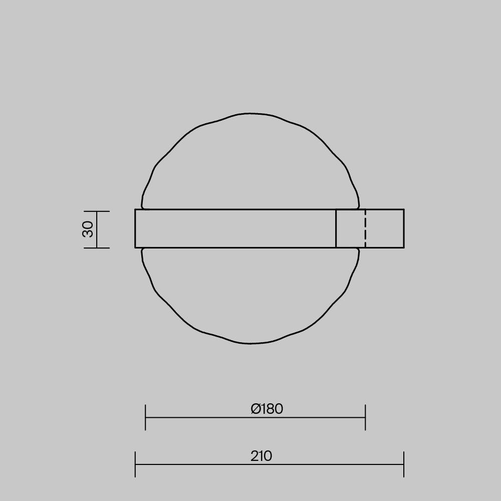 Seinavalgusti MOD379WL-L6B2.7K