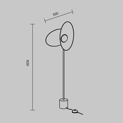 Floor lamp MOD396FL-L10W3K