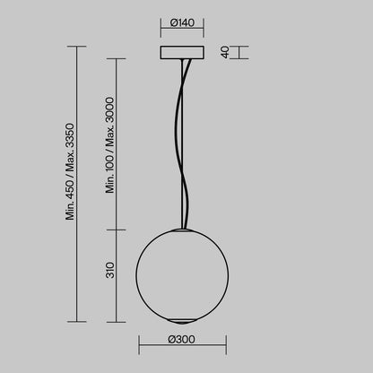 Ripatsvalgusti MOD397PL-L15CH2.7K