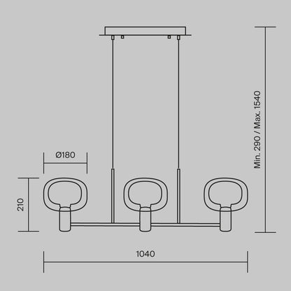 Rippvalgusti MOD411PL-03G