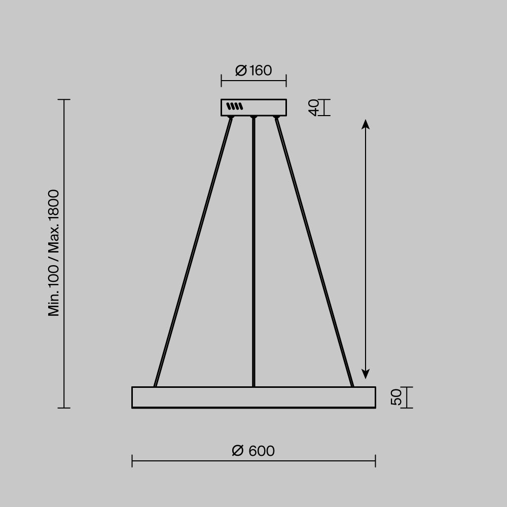 Rippvalgusti MOD415PL-L45BS4K