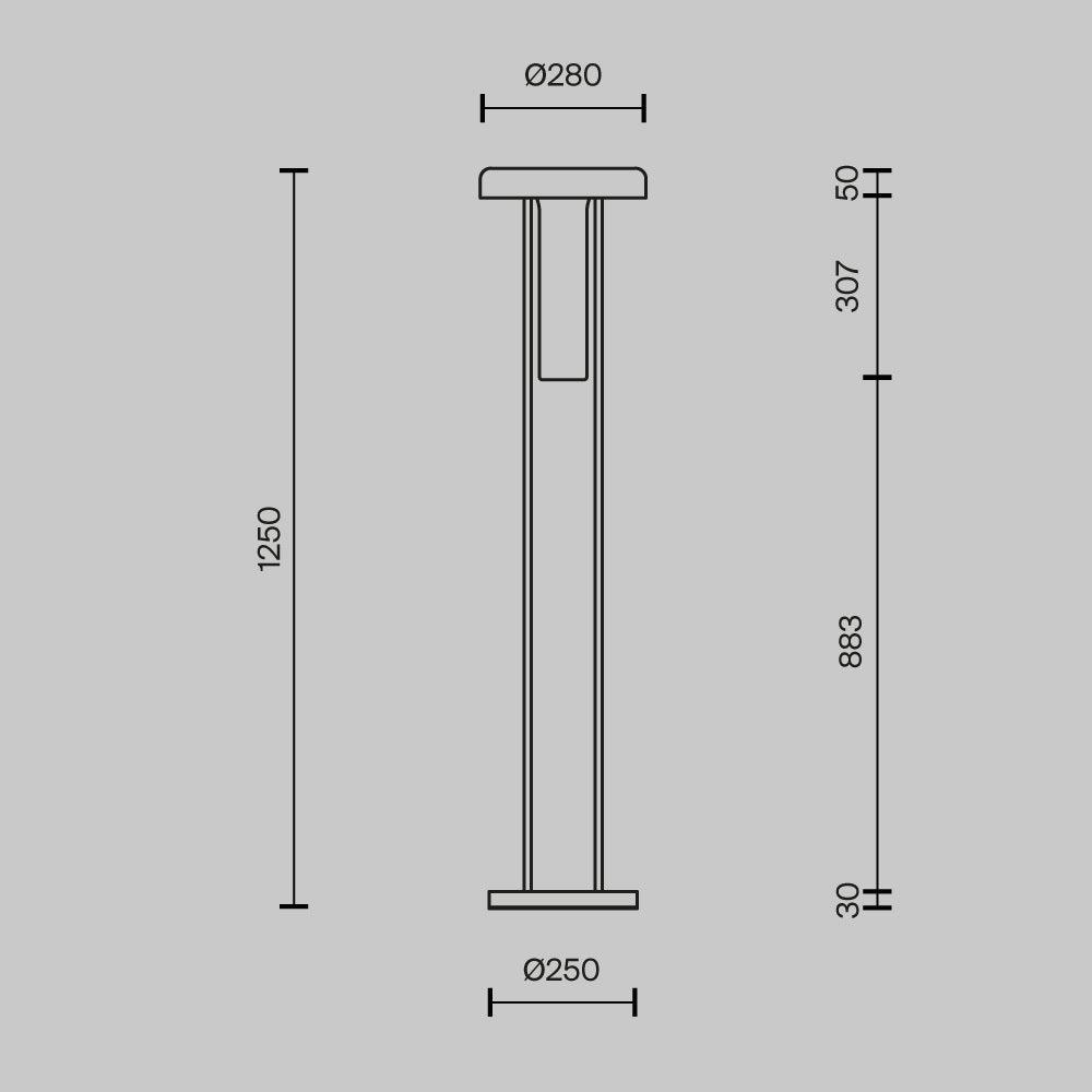 Floor lamp MOD463FL-L24B3K
