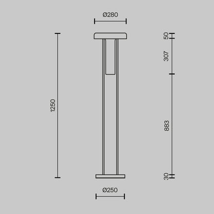 Floor lamp MOD463FL-L24B3K