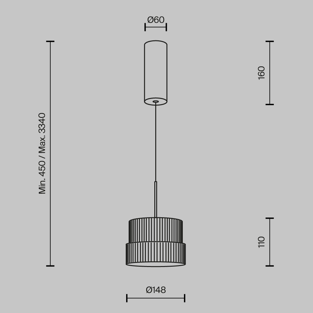 Rippvalgusti MOD496PL-L12BZK