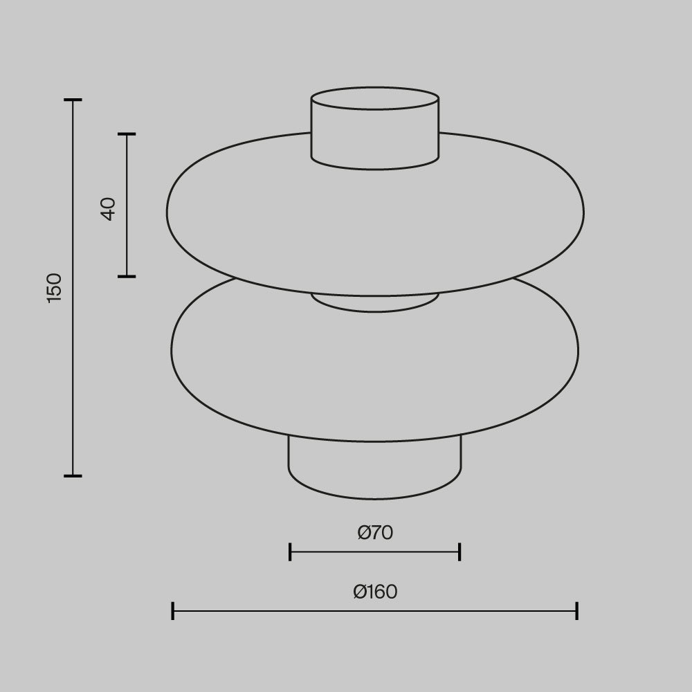 Laualamp MOD497TL-L8BRK