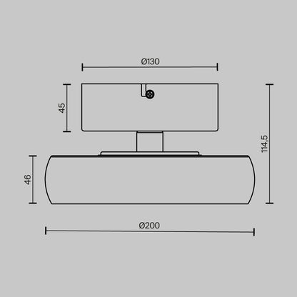 Laevalgusti MOD498CL-L13BK1