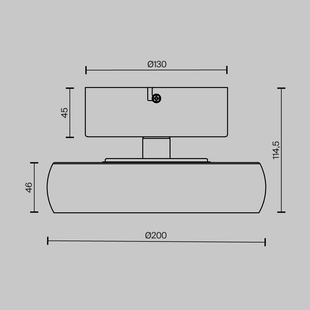 Laevalgusti MOD498CL-L13BK