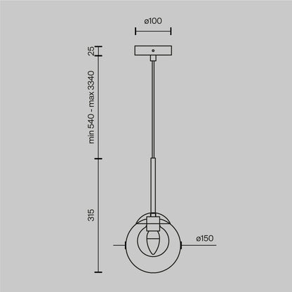 Rippvalgusti MOD521PL-01G1