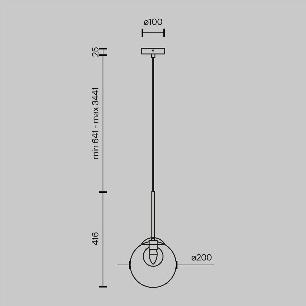 Rippvalgusti MOD521PL-01G3