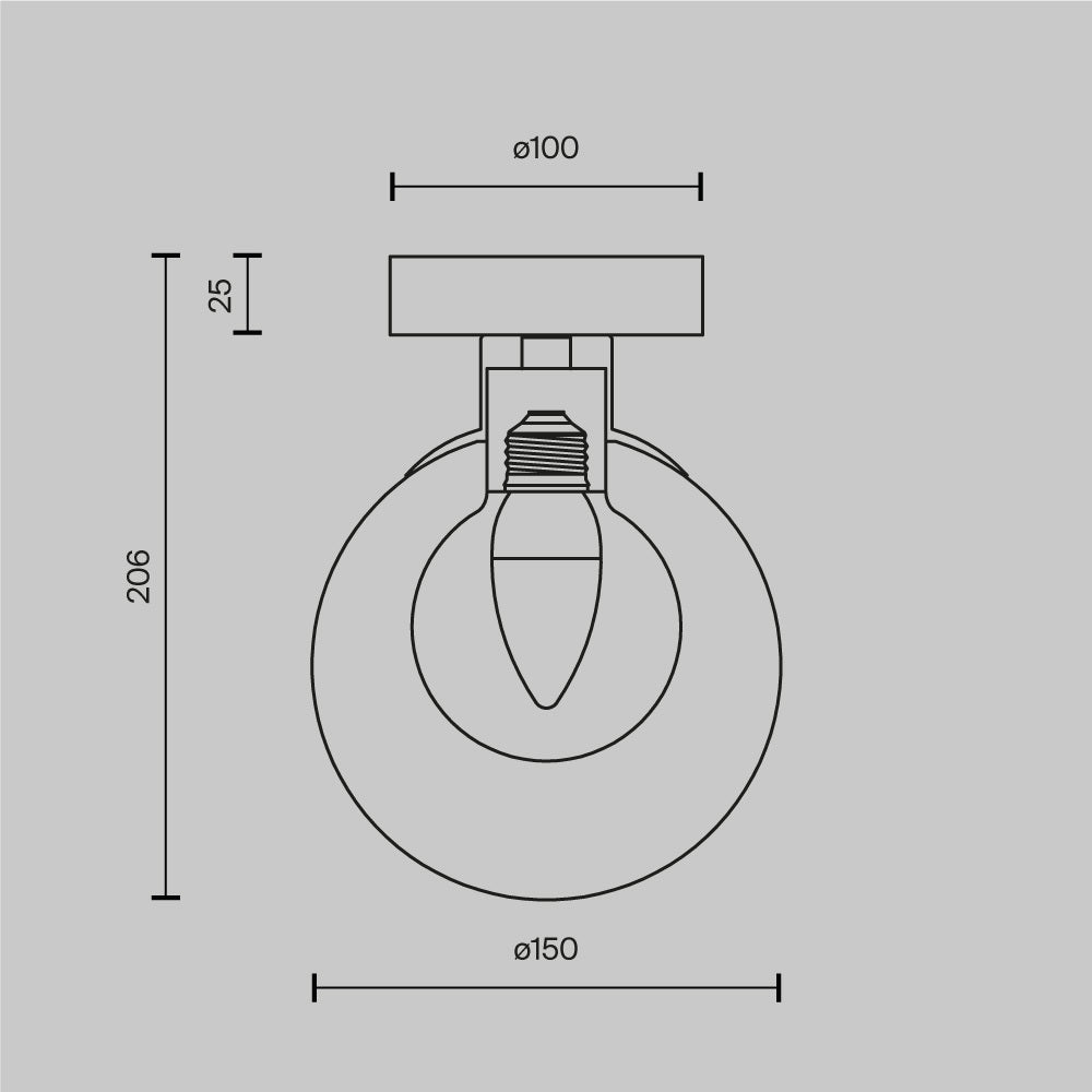 Wall Lamp MOD521WL-01G1
