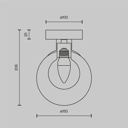 Wall Lamp MOD521WL-01G1