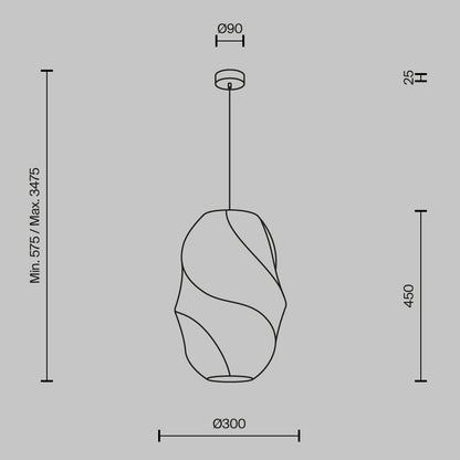 Luminaire suspendu MOD531PL-01W2