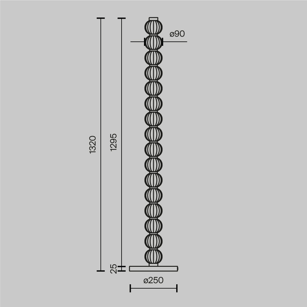 Floor lamp MOD555FL-L23G3K