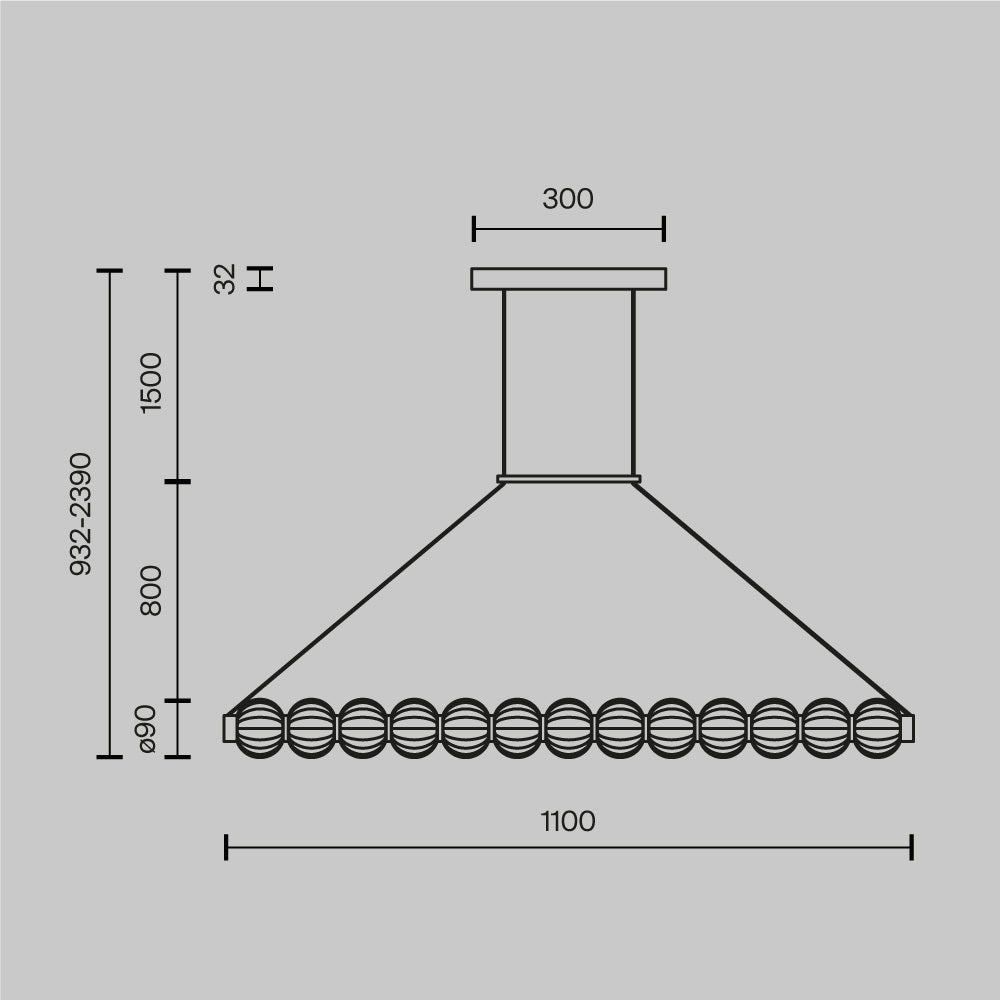 Rippvalgusti MOD555PL-L18G3K