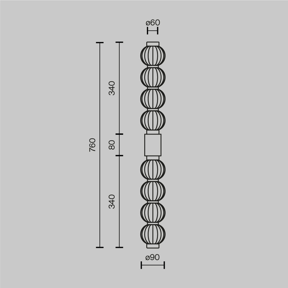 Wall lamp MOD555WL-L13G3K