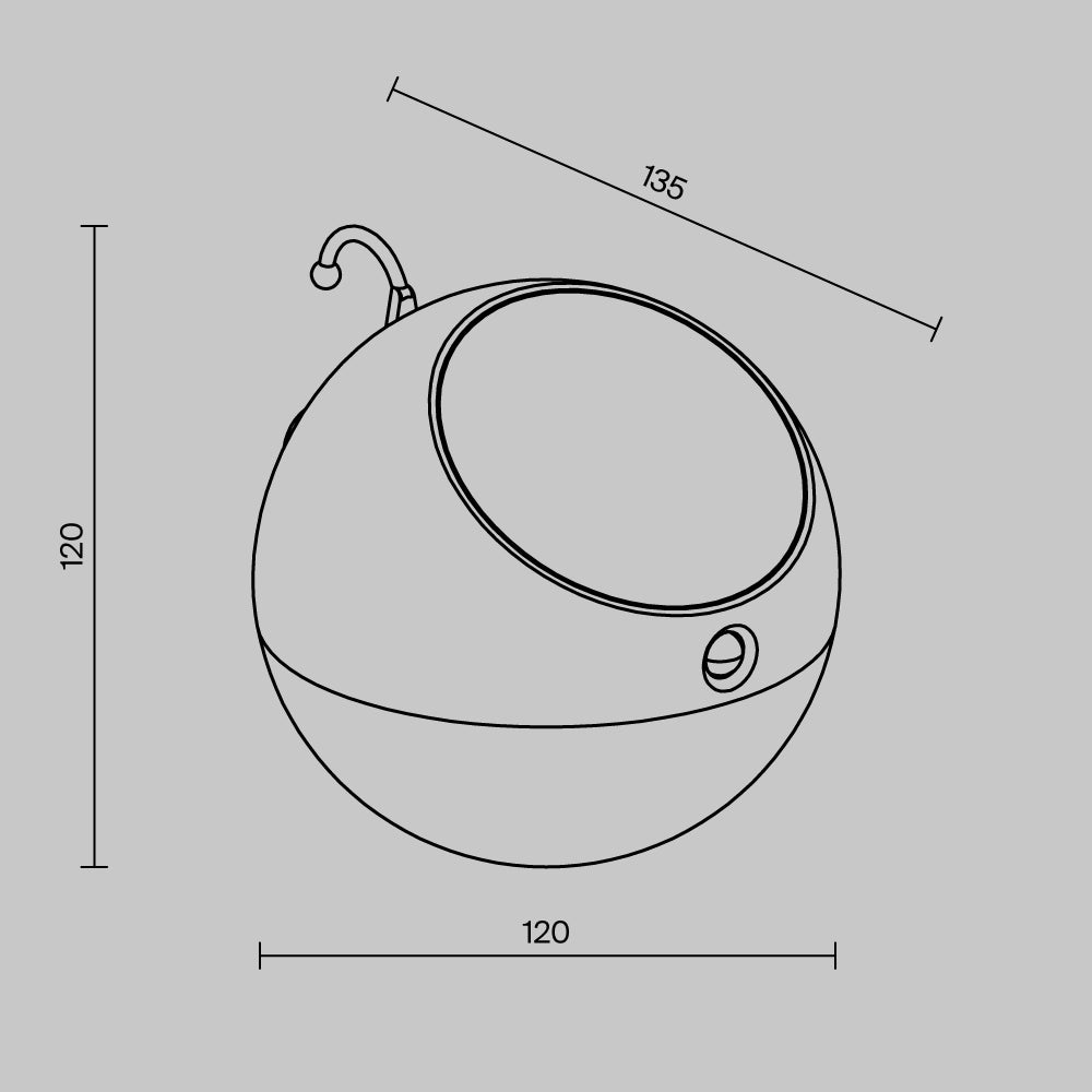 Pendelleuchte O147PL-L2BK