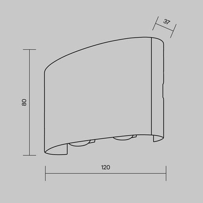 Seinavalgusti O417WL-L4W3K