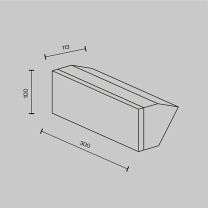 Wall lamp O436WL-L20GF3K