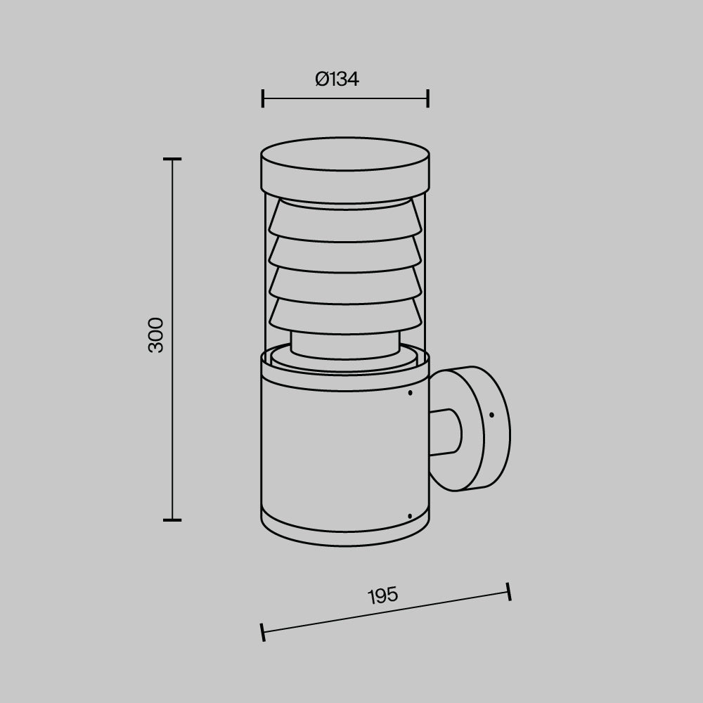 Wall lamp O439WL-L12GF3K