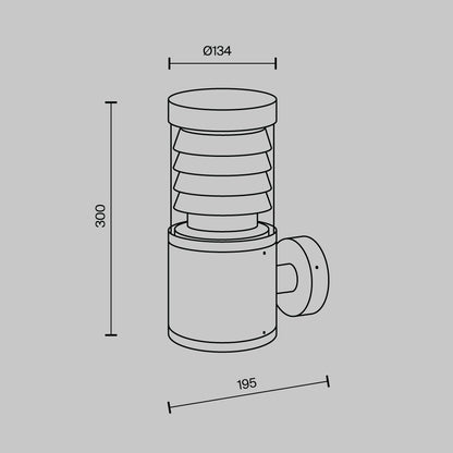 Wall lamp O439WL-L12GF3K