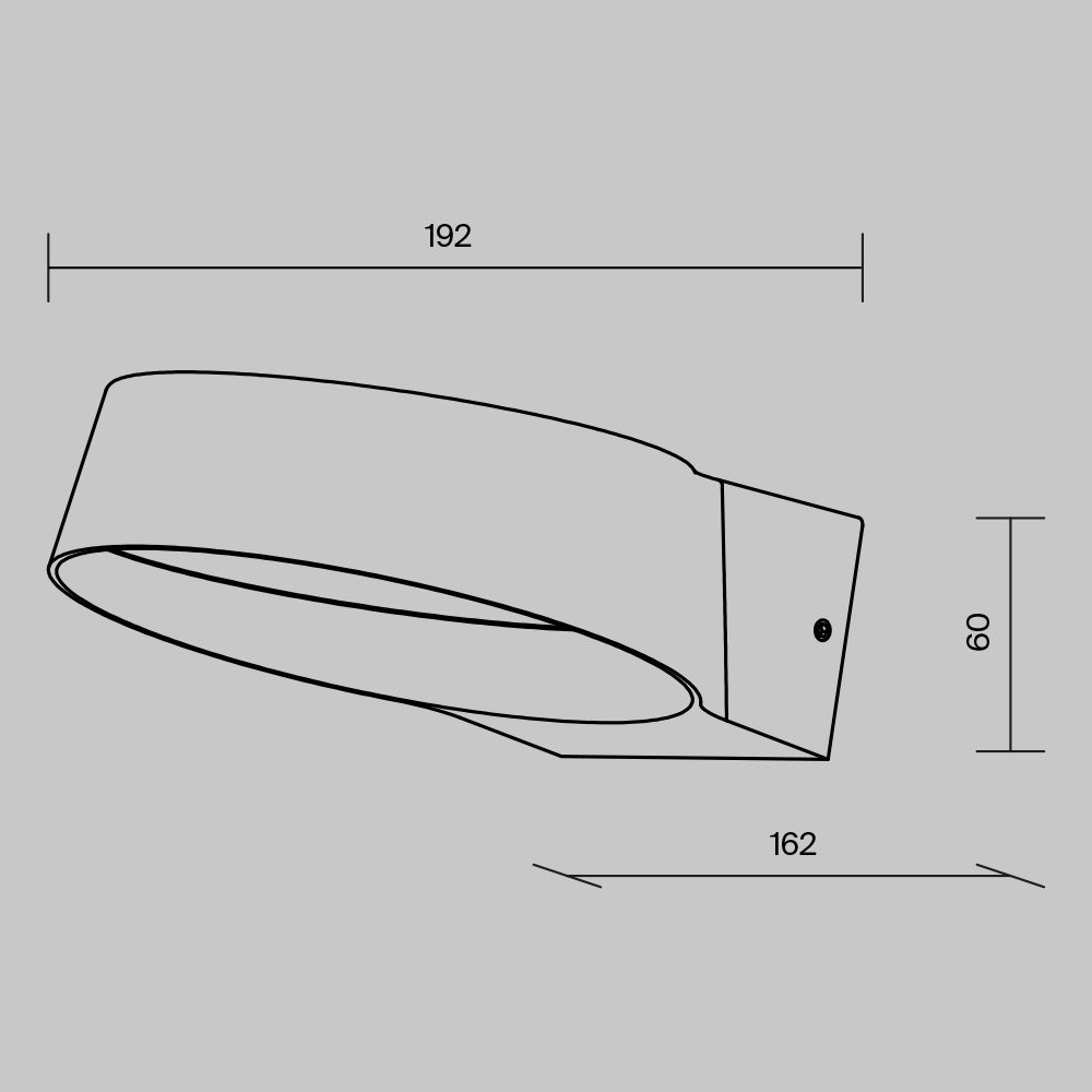 Wall lamp O443WL-L12GF3K